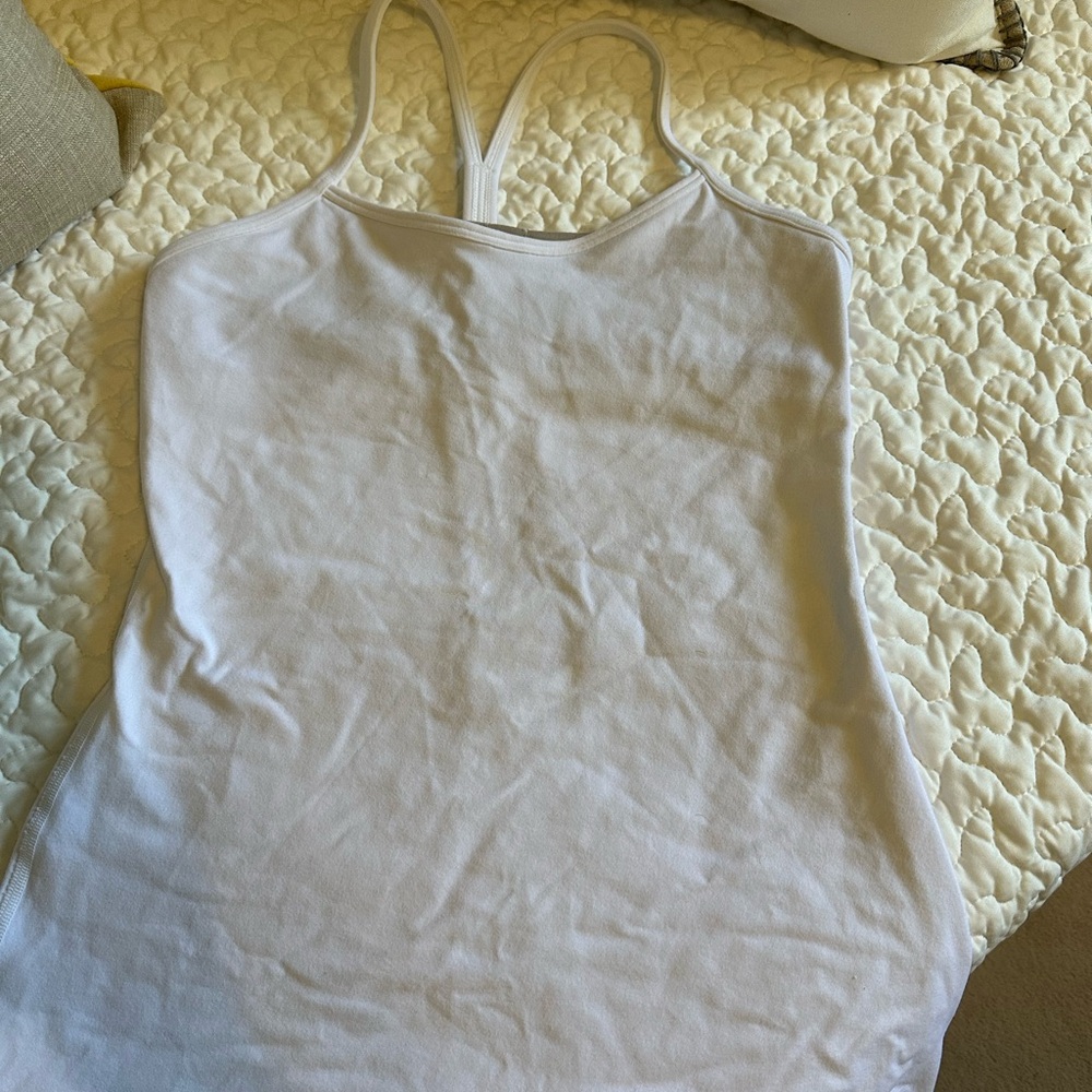 Lululemon white tank top